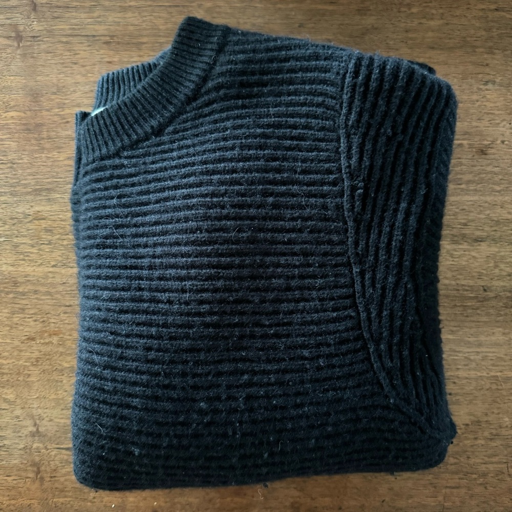 Bldwn Black Ribbed Sweater size XS